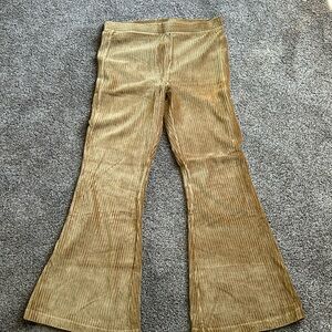 Aerie, women’s size large velour pants. Flare bottoms